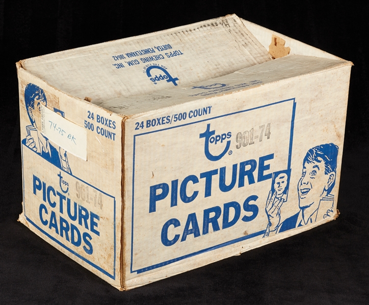 1974-75 Topps Basketball Vending Box Empty Case (Fritsch)
