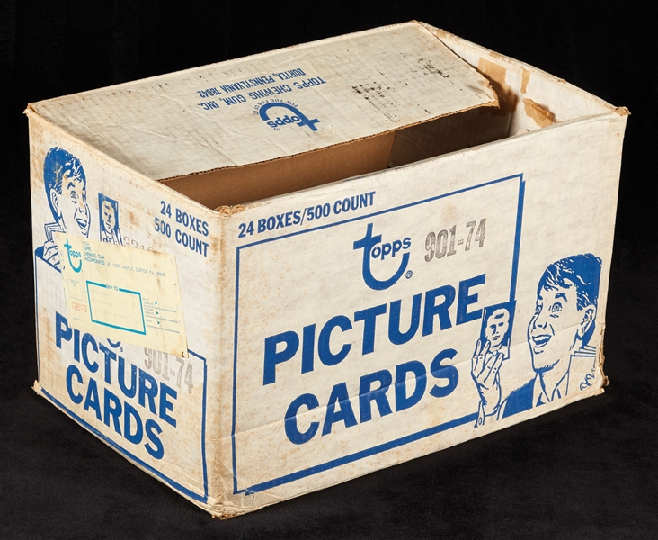 1974-75 Topps Basketball Vending Box Empty Case (Fritsch)