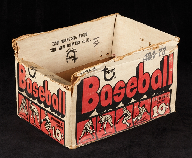 1973 Topps Baseball Empty Wax Box Case (Fritsch)