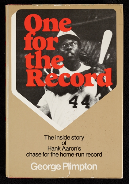 Hank Aaron Signed One For The Record Book (BAS)