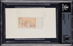 Willie Mays Cut Vintage Signature (BAS)