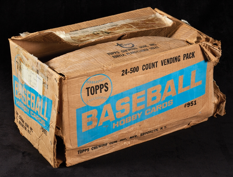1968 Topps Baseball Fourth Series Empty Vending Case (Fritsch)