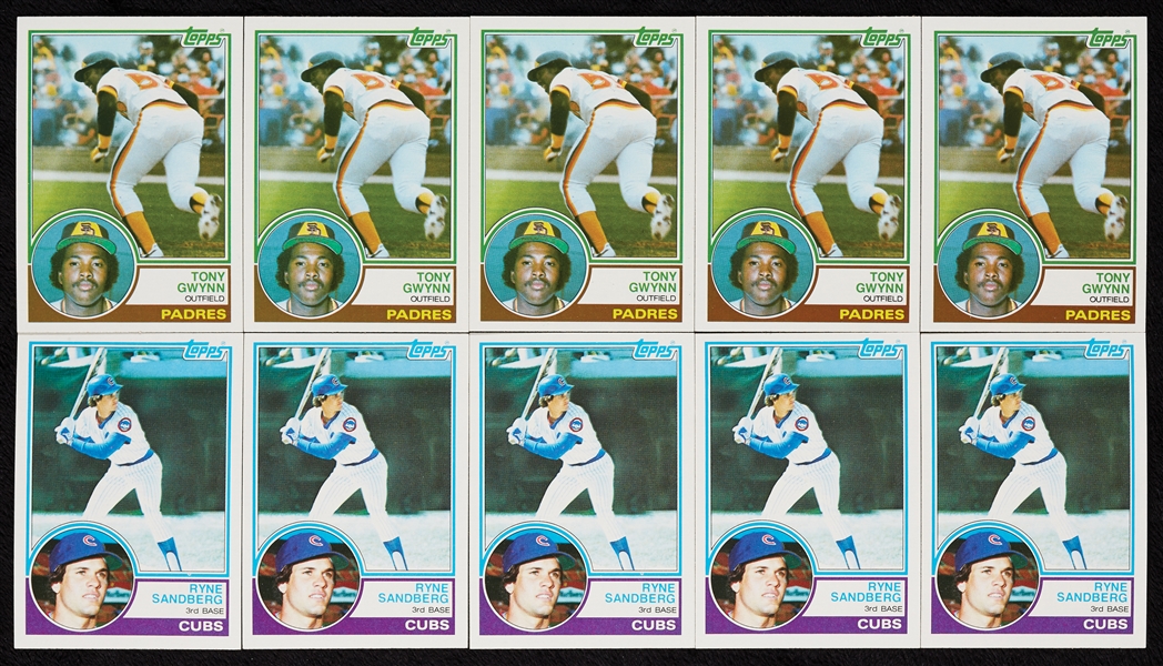 1981-89 Topps Baseball High-Grade Sets Massive Hoard (40)