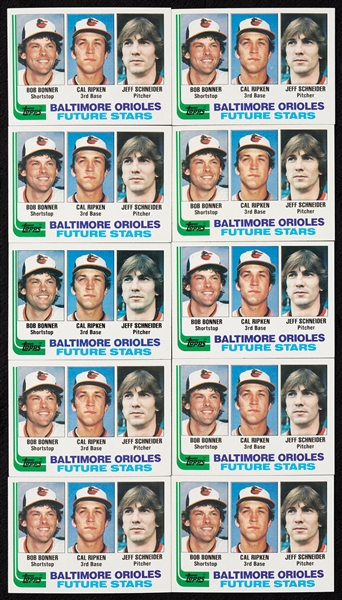 1981-89 Topps Baseball High-Grade Sets Massive Hoard (40)