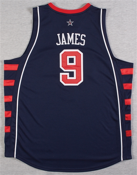 LeBron James Signed Team USA Olympics Jersey (UDA) (BAS)