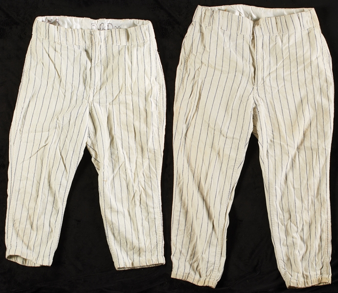 1966-68 Chicago White Sox Game-Worn Pants Group (5)