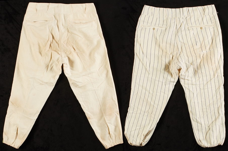 1964 and 1970 Athletics and Yankees/Twins Game-Worn Pants (2)