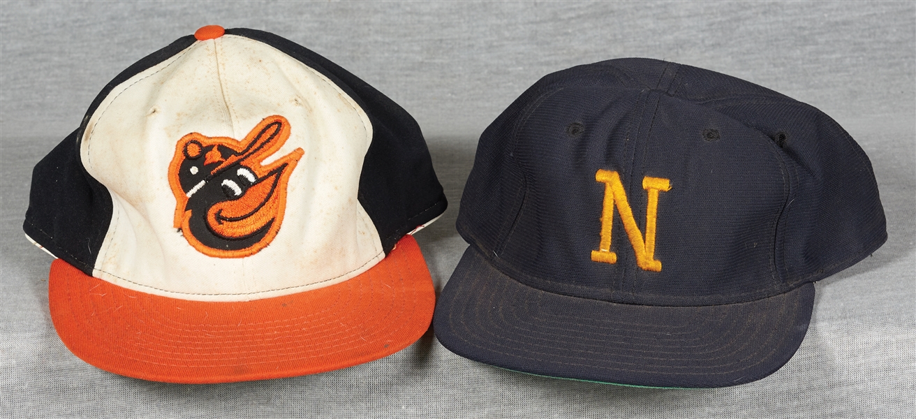 1960s-1980s Game-Worn Baseball Caps Group (10)