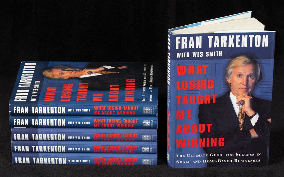 Fran Tarkenton Signed What Losing Taught Me About Winning Books (6)