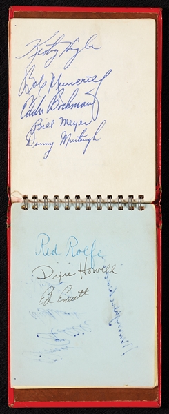 Vintage Autograph Album Collection with HOFers (4) (600+ Signatures)