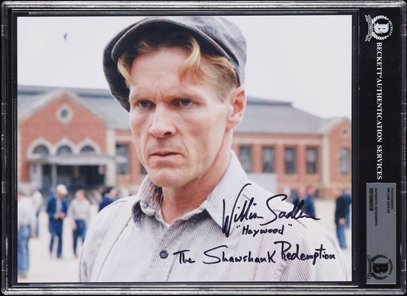 William Sadler Signed 8x10 Shawshank Redemption Photo (BAS)