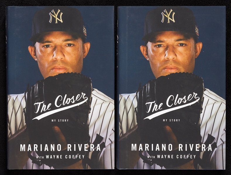 Mariano Rivera Signed The Closer Books Pair (2) (PSA/DNA) (BAS)