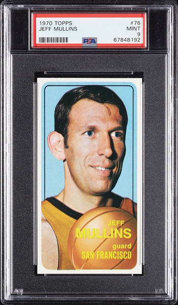 1970 Topps Jeff Mullins No. 76 PSA 9 (Only 3 Graded Higher!)