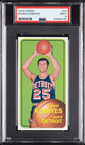 1970 Topps Howie Komives No. 42 PSA 9 (Only 2 Graded Higher!)