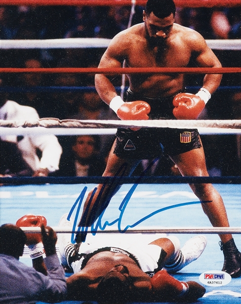 Mike Tyson Signed 8x10 Framed Photo (PSA/DNA)