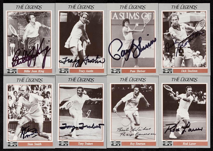 1991 NetPro Tennis Legends Set with (25) Signed