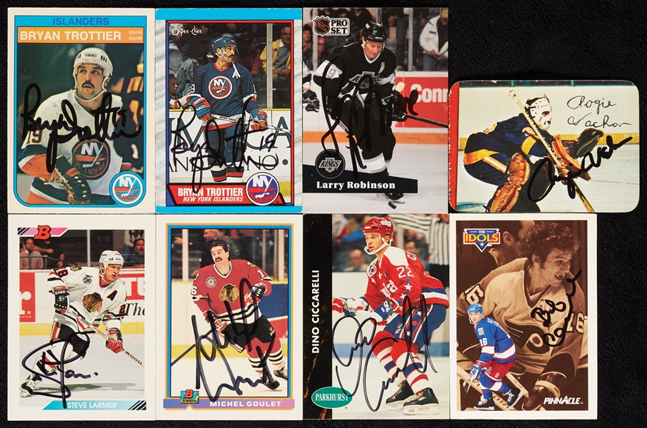 Signed 1980s/1990s Hockey Card Collection (189)