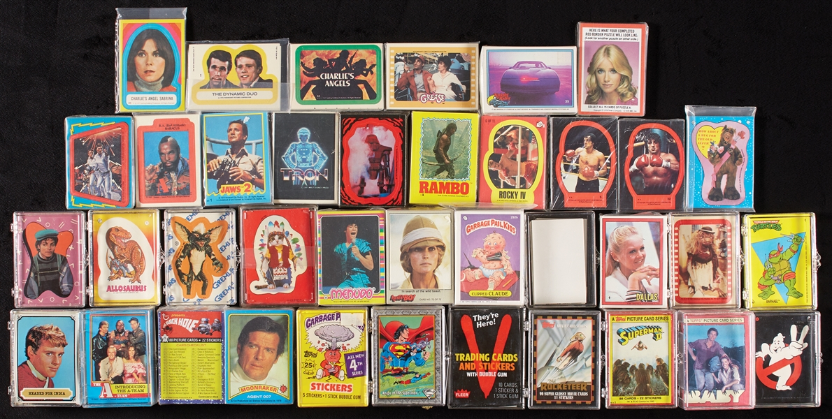 1970s and 1980s Non-Sport Bonanza of Sets Large and Small (35 Sets - 1,700 Cards)