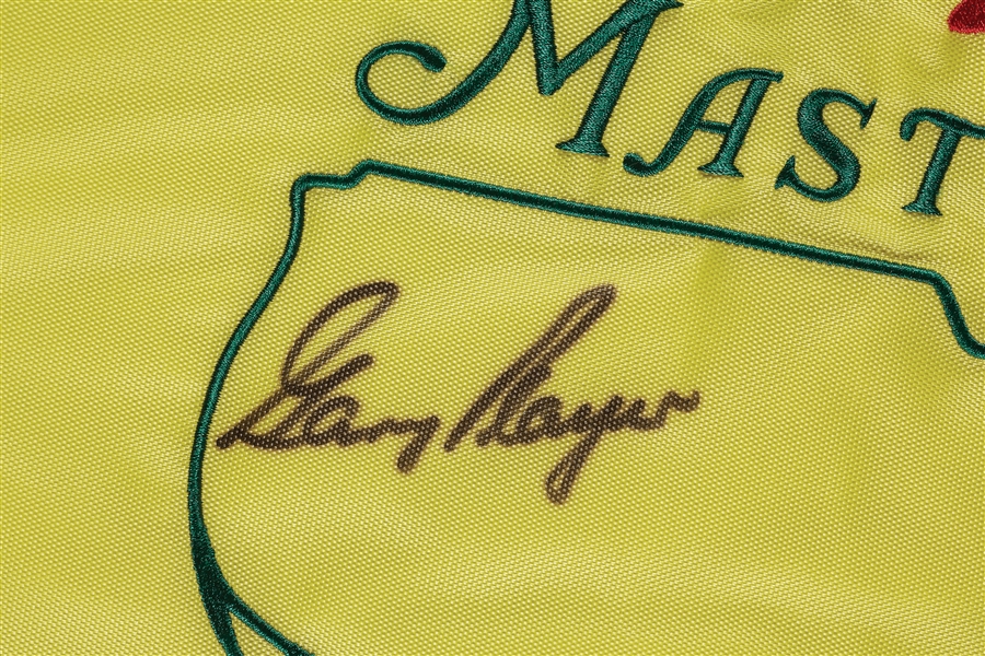 Gary Player Signed 2005 Masters Flag (PSA/DNA)