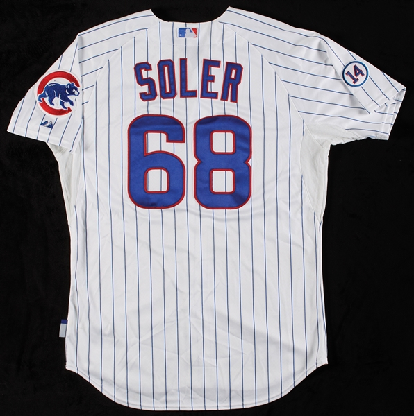 Jorge Soler 2015 Game-Used Cubs Jersey (MLB)