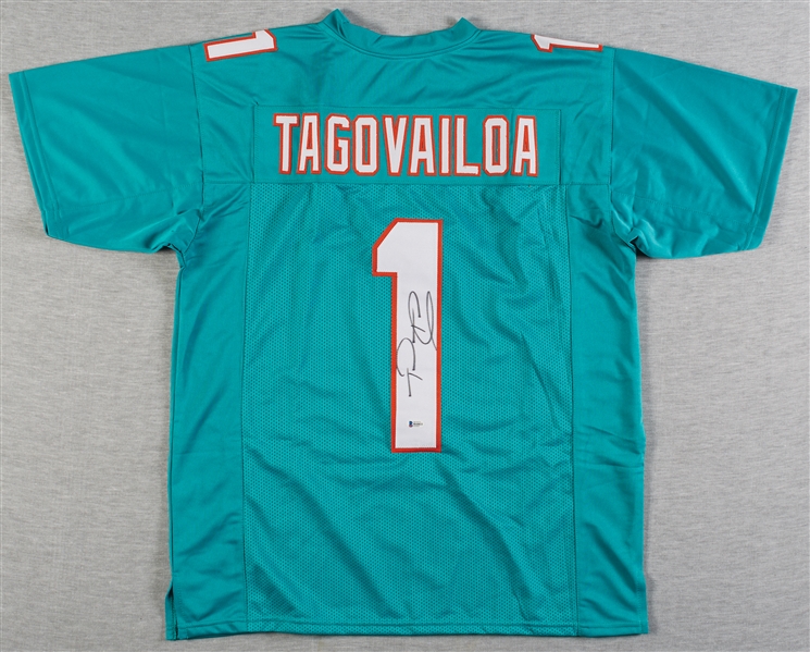 Tua Tagovailoa Signed Dolphins Jersey (BAS)