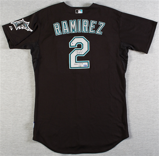 Hanley Ramirez 2008 Game-Used & Signed Marlins Jersey Game Used 2008 (MLB) (BAS)