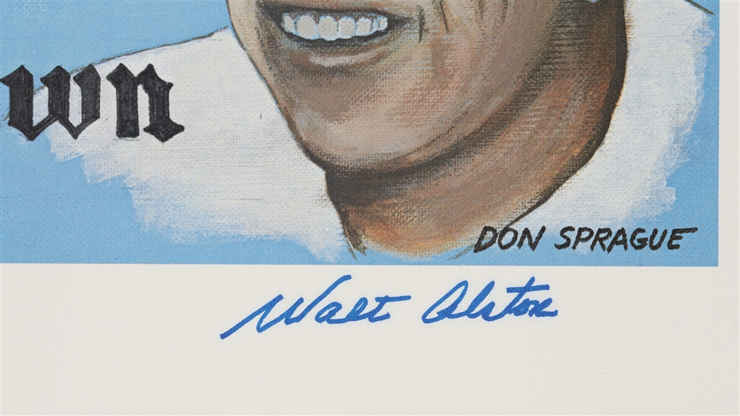 Robinson, Alston & Kell Signed 1983 HOF Induction Don Sprague Lithos (25)