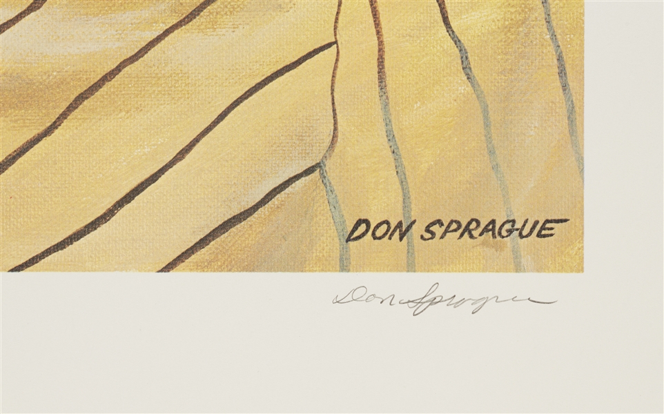 Joe Sewell Signed Don Sprague Lithos (Numbered to 750) (25)