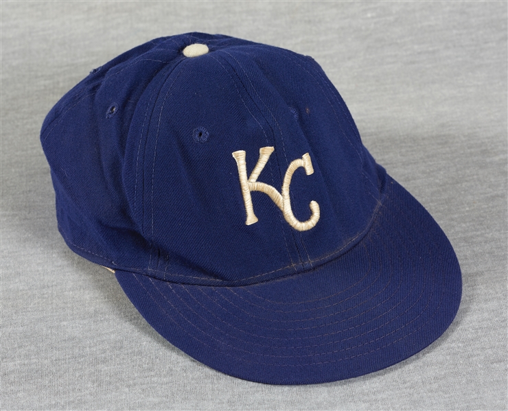 Frank White Kansas City Royals Game-Worn Cap