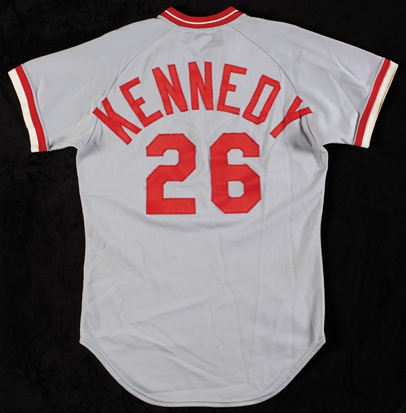 1981 Junior Kennedy Cincinnati Reds Game-Worn Jersey