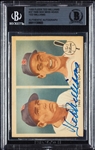Ted Williams Signed 1959 Fleer Ted Williams "1949 Sox Miss Again" No. 37 (BAS)