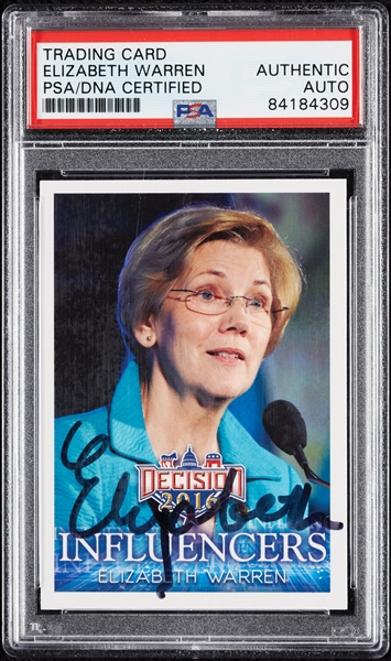 Elizabeth Warren Signed 2016 Decision No. 31 (PSA/DNA)