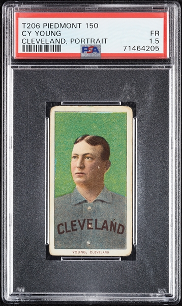1909-11 T206 Cy Young Cleveland, Portrait PSA 1.5