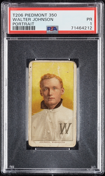 1909-11 T206 Walter Johnson Portrait PSA 1