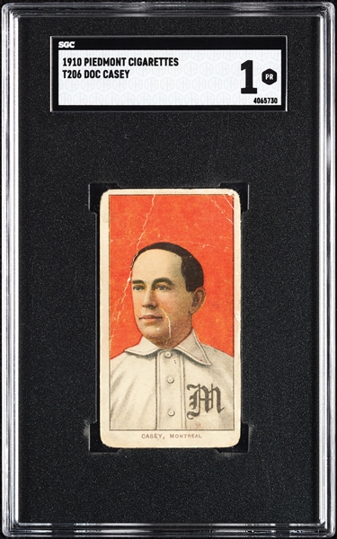 1909-11 T206 Doc Casey SGC 1