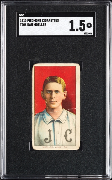 1909-11 T206 Dan Moeller SGC 1.5