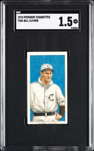 1909-11 T206 Bill Clymer SGC 1.5