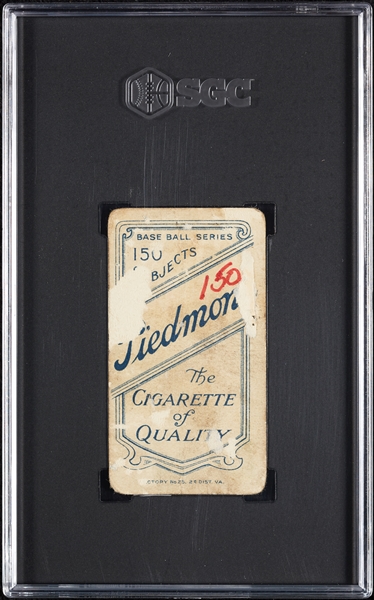 1909-11 T206 Ed Hahn SGC 1