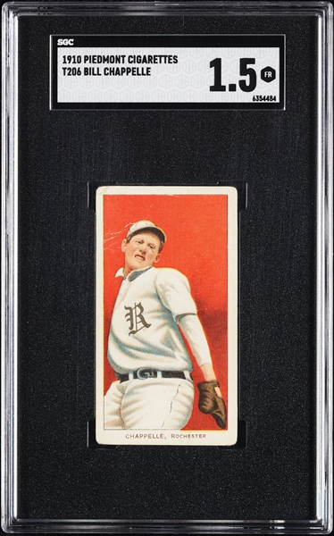 1909-11 T206 Bill Chappelle SGC 1.5