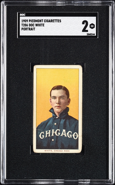 1909-11 T206 Doc White Portrait SGC 2