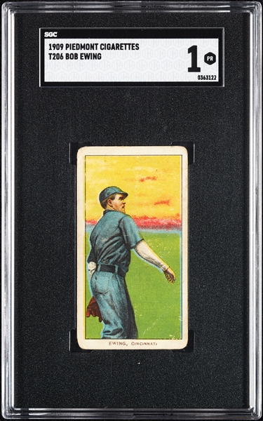 1909-11 T206 Bob Ewing SGC 1