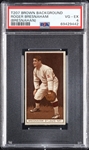 1912 T207 Brown Background Roger Bresnaham (Bresnahan) PSA 4