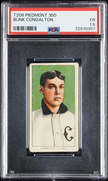 1909-11 T206 Bunk Congalton PSA 1.5