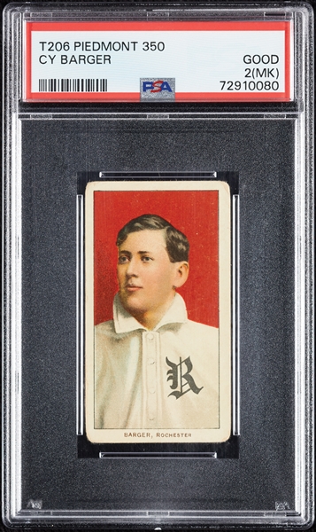 1909-11 T206 Cy Barger PSA 2 (MK)