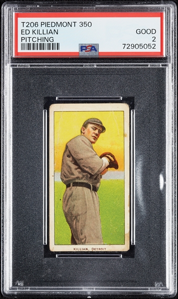 1909-11 T206 Ed Killian Pitching PSA 2