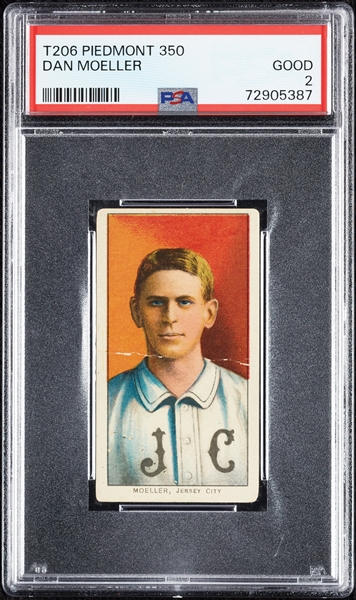 1909-11 T206 Dan Moeller PSA 2