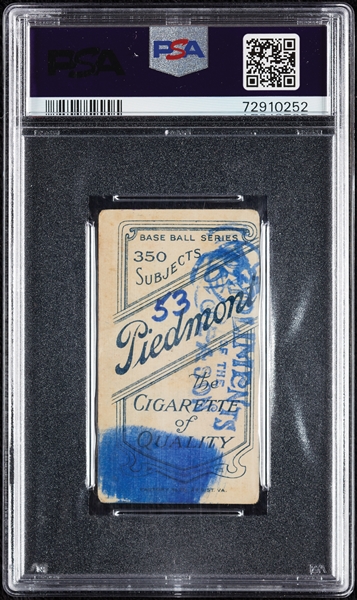 1909-11 T206 Bill Carrigan PSA 1 (MK)