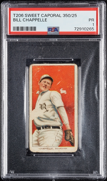 1909-11 T206 Bill Chappelle PSA 1