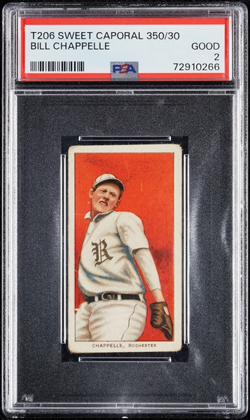 1909-11 T206 Bill Chappelle PSA 2