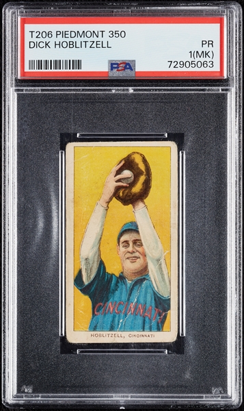 1909-11 T206 Dick Hoblitzell PSA 1 (MK)